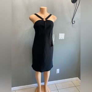Evan Picone Black Strapless Dress‎